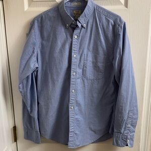 Men's Blue Oxford. J. Crew, Slim Untucked style